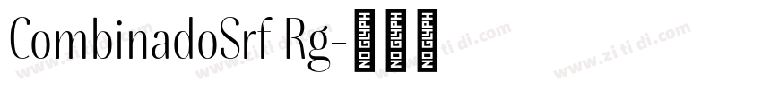 CombinadoSrf Rg字体转换
